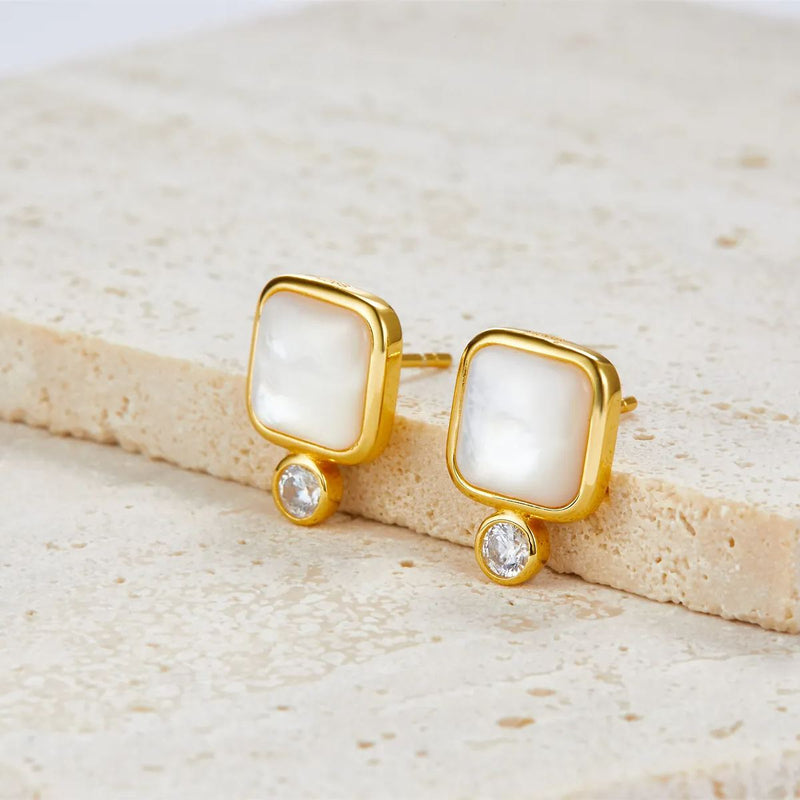 Boucles d'oreilles Pure en or vermeil 18 carats