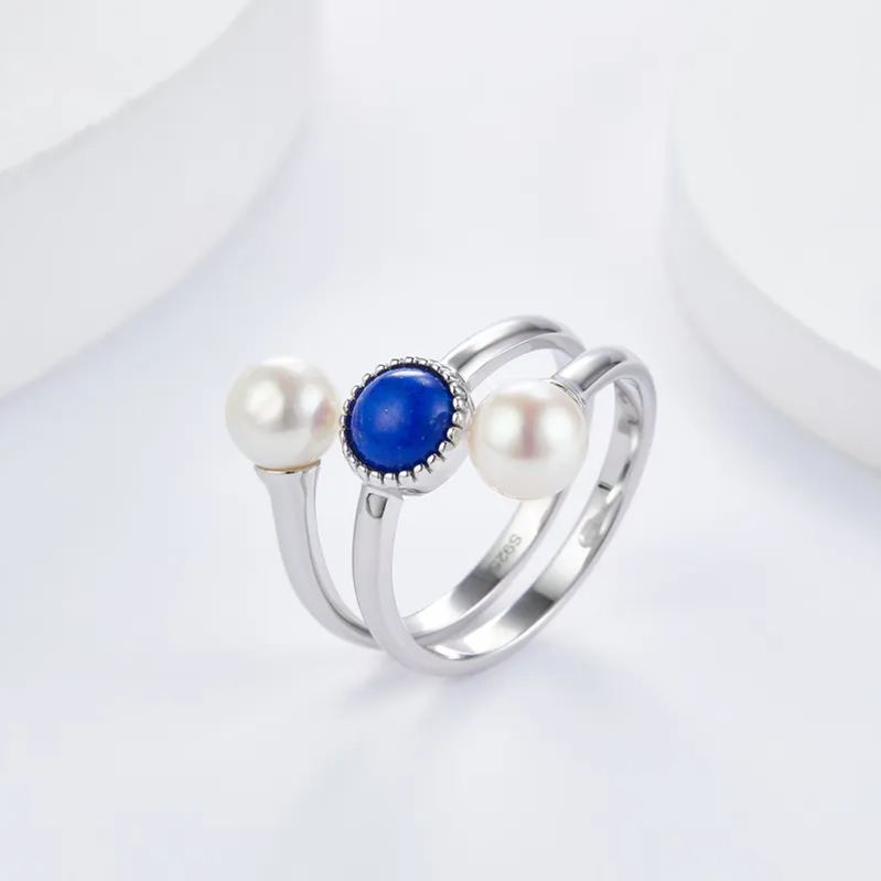 Bague Harmonie Céleste en Argent Sterling 