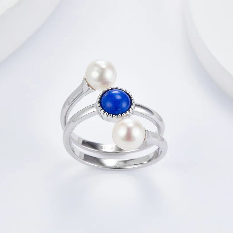 Bague Harmonie Céleste en Argent Sterling 