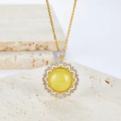 925 silver beeswax necklace jewelry